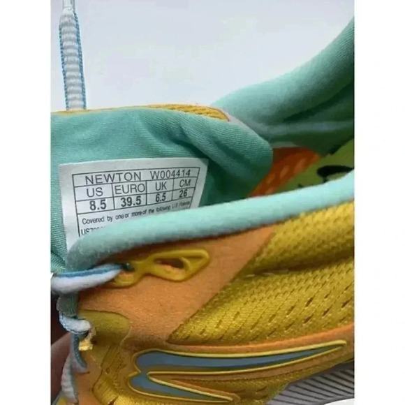 Newton Energy NR II Womens Orange Sky Blue Low Top Athletic‎ Running size 8.5 - Picture 8 of 8